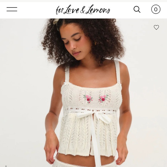 For Love & Lemons Nathalie Top - Picture 2 of 6